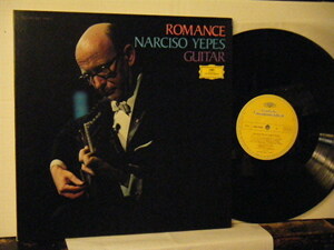 ▲LP NARCISO YEPES ナルシソ・イエペス / ROMANCE 禁じられた遊び / イエペス、珠玉のギター小品集 国内盤 ポリドール MG-2323 ◇r2803