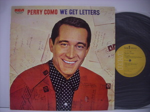 ■LP　ペリー・コモ / 歌の贈りもの PERRY COMO WE GET LETTERS ◇r3520