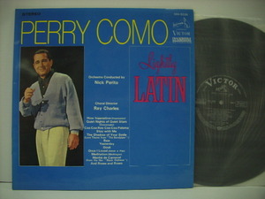 ■LP　ペリー・コモ / オルフェの歌 PERRY COMO LIGHTLY LATIN ニック・デカロ ◇r3520