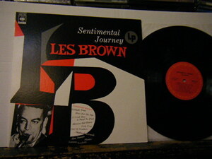 ▲LP LES BROWN レス・ブラウン / SENTIMENTAL JOURNEY センチメンタル・ジャーニー 国内盤