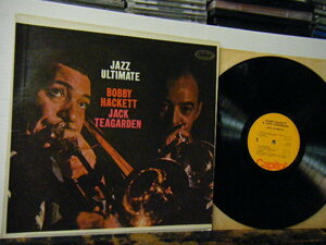 ▲LP BOBBY HACKETT-JACK TEAGARDEN ボビー・ハケット＝ジャック・ティーガーデン / JAZZ ULTIMATE ジャズ・アルティメット 輸入盤