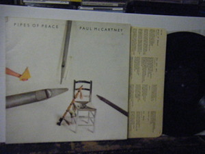 ▲LP PAUL McCARTNEY / PIPES OF PEACE ポール・マッカートニー UK盤