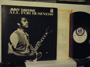 ▲LP JIMMY DAWKINS ジミー・ドーキンス / ALL FOR BUSINESS オール・フォー・ビジネス 国内盤 トリオ PA-3045◇r3424