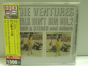 #CD The * венчурный z/ walk * Don to* Ran VOL.2 ( моно & стерео ) THE VENTURES WALK DON'T RUN VOL.2 с лентой 