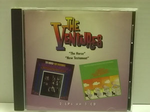 ■CD THE VENTURES / THE HORSE NEW TESTAMENT ザ・ベンチャーズ 2LPs ON 1CD