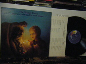 ▲LP THE MOODY BLUES ムーディー・ブルース / EVERY GOOD BOY DESERVES FAVOUR 童夢 国内盤