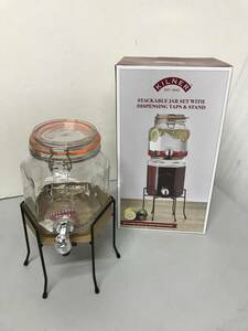 KILNER キルナー　　TAPS＆STAND　セット　ディスペンサー1　スタンド1　ウォータースタンド　デドックスウォ-ター