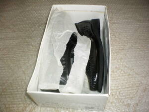 未使用ドレスシューズ 紳士靴 (メンズ) size24 黒 ブラック 800円即決 
