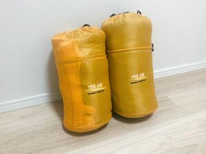 キャンパーズコレクションのユニエアバッグ AIR-400(YL) 寝袋2つセット