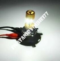D0298:1 個 H4 LED オートバイヘッドライト電球 6500 18K 12 V 電動バイクバイクフォグランプ_画像5