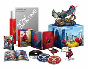 ☆未開封新品限定完売[スパイダーマンホームカミングプレミアムBOX]2D+3D+4K ULTRA HDブルーレイ村田雄介描き下ろし日本限定B3ポスター封入