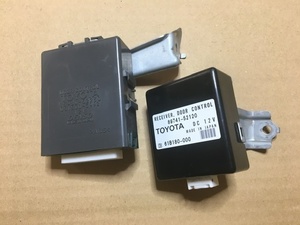 キー 受信機 2点セット 未テストジャンク bB NCP31 トヨタ 純正 89741-52120 85980-52250 レシーバー ドア コントロール