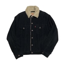 ★リーバイス Levi's★7052 裏ボア コーデュロイ ジャケット ボタン留め アウター ブルゾン 黒 size M 管:C:05_画像4