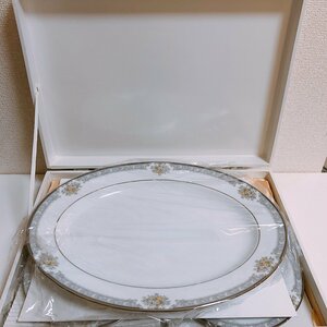 ■　新品未使用　保管品　ノリタケ　ビクトリアパス　大皿　プレート約18ｃｍ×5　全6枚セット　Noritake　★