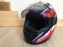 ■ 美品 廃盤 激レア アライ Arai RX-7RR3 HAGA 芳賀 紀行 レプリカ フルフェイス ヘルメット 61.62㎝ XLサイズ 当時物 ★_画像1