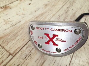■ スコッティ キャメロン SCOTTY CAMERON RED-X 34 インチ 340ｇ パター Super Stroke グリップ付 ★