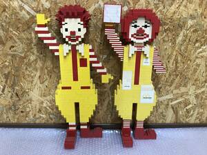 ☆非売品☆ McDonald's マクドナルド 店頭ディスプレイ ロナルドマクドナルド ドナルド レゴ LEGO Ronald McDonald ディスプレイ ブロック