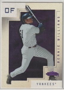 【超激レア!!!】【The Only 1 of 1 Masterpiece】2001 FLEER Showcase #41 BERNIE WILLIAMS 1/1