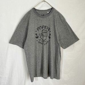 POPEYE 半袖 Tシャツ 古着 Lサイズ 杢グレーの画像1