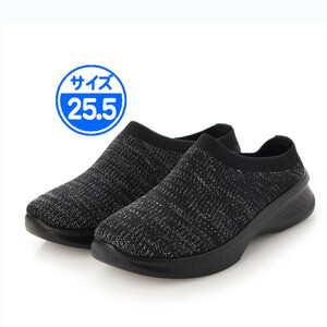 [ новый товар не использовался ] легкий сабо сандалии черный чёрный 25.5cm 22536