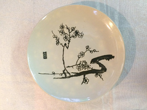  Kasama . plum writing inside rice field made . place large plate 22/1_59