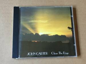 John Carter/ジョン・カーター●輸入盤[Clean the Page]A New Day Records/1999