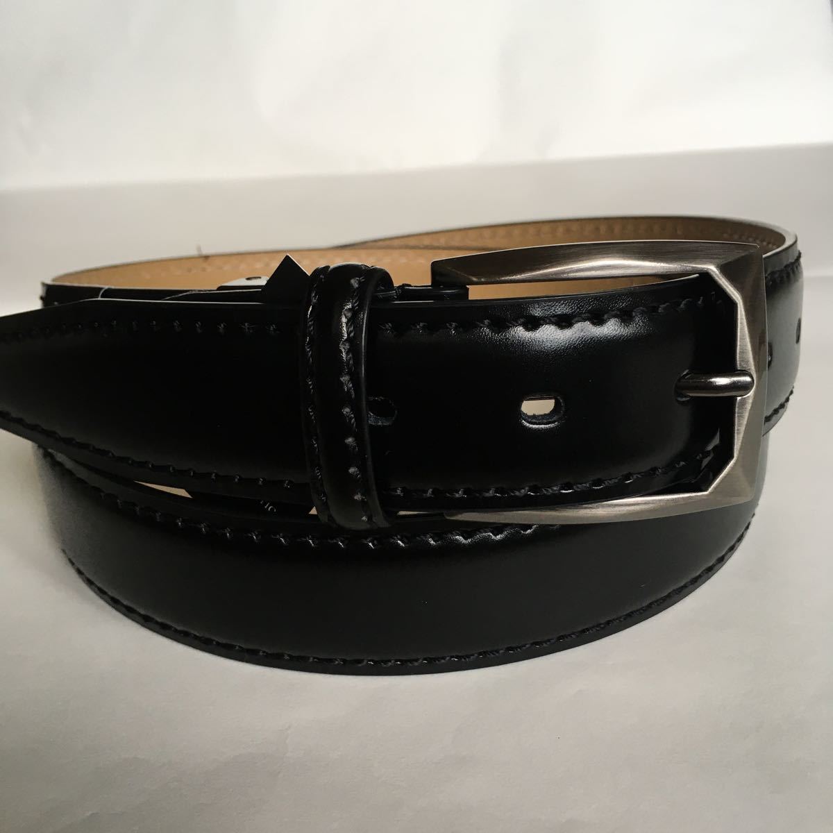 新品17280円☆AMBOISEアンボワーズ フランス製レザーベルト ブラウン