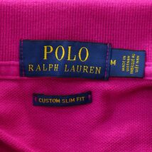 POLO RALPH LAUREN ポロ ラルフローレン 現行タグ★ 春夏 ポニー刺繍 鹿の子 半袖 ポロシャツ Sz.M　メンズ　A2T05349_5#A_画像6