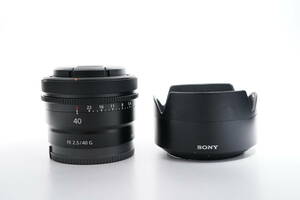 SONY SEL40F25G 純正 フルサイズ Eマウント ミラーレス 一眼 デジタル カメラ レンズ ソニー FE 40mm F2.5 広角 単焦点 α7 Gレンズ