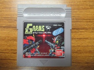 KM3808★GBソフトのみ ジーアームズ オペレーションガンダム G ARMS 起動確認済み クリーニング済み ゲームボーイ