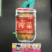 即決 桃屋エコバッグコレクション 桃屋の味付搾菜 ザーサイ ざあさい エコバッグ ARTUNIV TECHNI COLOUR いきもん ガチャ_画像1