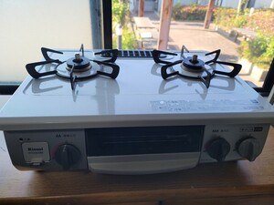 値下げ 美品21年製 リンナイ 都市ガス用 ガスコンロ RTE564BER