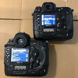 [ジャンク品] 2台セット NIkon D2X D3 デジタル一眼レフカメラ