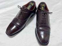 【定価2.4万】SCOTCH GRAIN スコッチグレイン 革靴 ストレートチップ シューツリー付き_画像1