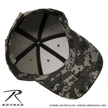 ROTHCO 新品 ベースボールキャップ (UB デジタルカモ) 迷彩 プロファイルキャップ 目深 深め CAP 帽子 フリーサイズ メンズ レディース_画像5