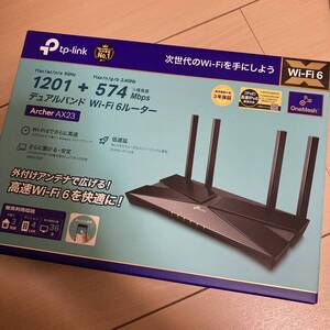 TP-Link WiFi ルーター Archer AX23/A WiFi6 無線LAN 11ax AX1800 1201Mbps (5GHz) + 574Mbps (2.4GHz)