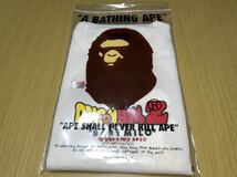 BAPE X DRAGON BALL Z APE HEAD TEE エイプ ドラゴンボール Tシャツ 2XL_画像1