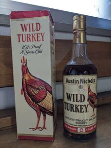 【古酒】箱付きWILD TURKEY ワイルドターキー　オールドボトル