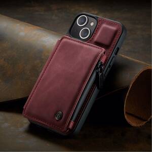 iPhone 13 leather case iPhone13 cover iPhone 13 case . hook and loop fastener with pocket card storage cover 