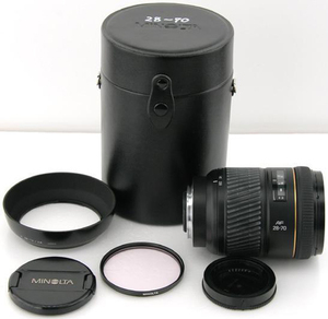 #B2074■ミノルタ/ソニーαＡＦ28-70㍉/ｆ2.8（ゴールドライン）■