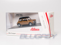 シュコー 1/64 ミニ クーパー 1970 オープンルーフ ブラウン メタリック Schuco Mini Cooper Brown Metallic 452021900_画像2