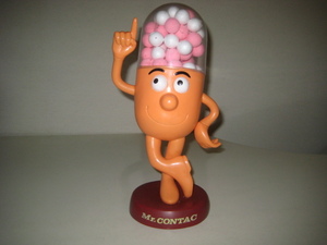 Mr.CONTAC ミスターコンタック キャラクター フィギュア 30cm カウンター ソフビ人形　赤台 初期型モデル　レア！