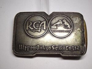 RCA Victor Victor factory new building memory belt buckle dead stock goods letter pack post service light possible 0521U6G