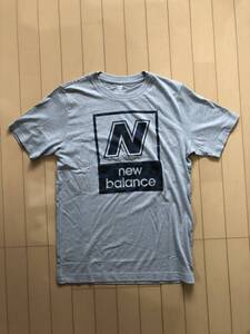 (新品)ニューバランス(New Balance)半袖シャツ グレー Lサイズ(2)