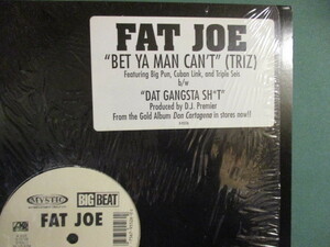 Fat Joe ： Bet Ya Man Can't 12'' c/w Dat Gangsta Sh*t(DJ Premier Pro.) (( 落札5点で送料無料