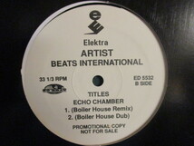 Beats International ： Echo Chamber 12'' (( Boiler House Remix / Daddy Freddie's Echo Chamber / 落札5点で送料無料_画像2