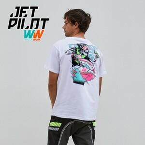 ジェットパイロット JETPILOT 2022 Tシャツ マリン 送料無料 グッド タイムズ メンズ Tシャツ GOOD TIMES MENS TEE S22603 ホワイト S