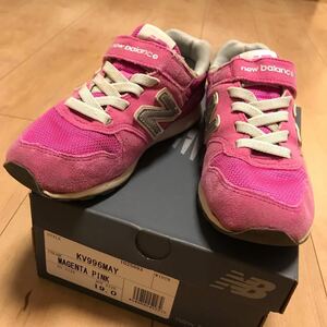 ★ ニューバランス New Balance KV 996MAY マゼンタピンク19cm★ベルクロ