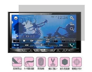 10-03-01[7 дюймовый ]Pioneer Carozzeria DVD-V/VCD/CD/Bluetooth/USB/ тюнер FH-7400DVD для отражающий отпечаток пальца пузырь Zero жидкокристаллический защитная плёнка 