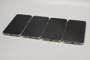 Apple iPhoneX 64GB Silver まとめて4台 A1902 MQAY2J/A■ドコモ★Joshin(ジャンク)8145【1円開始・送料無料】